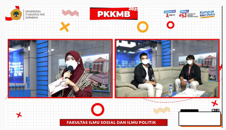 PKKMB Asyik dan Interaktif Ala FISIP Untag Surabaya