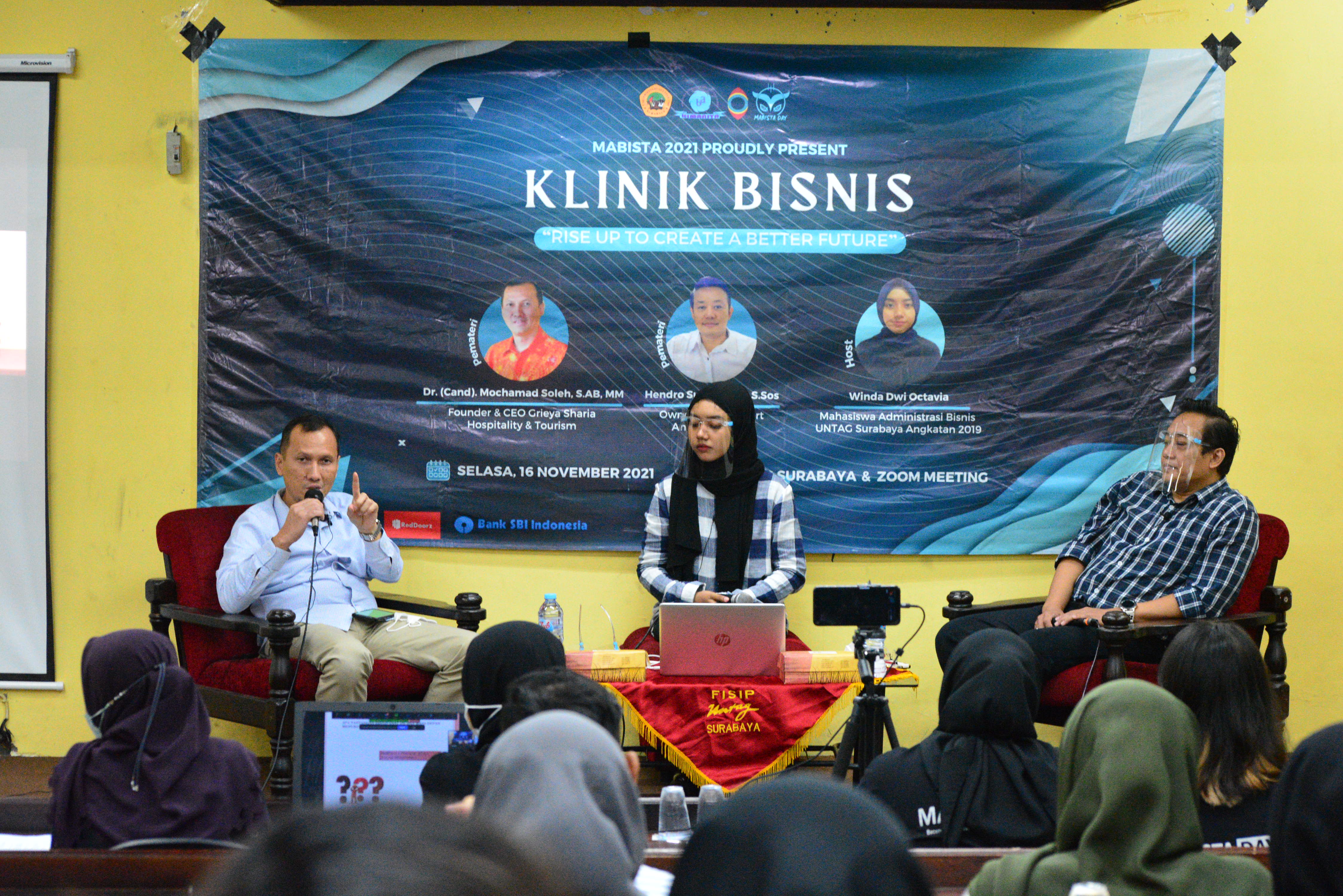 Mochamad Soleh dan Hendro Sulistyanto Bagikan Tips Membangun Bisnis dalam  Klinik Bisnis Mabista Day