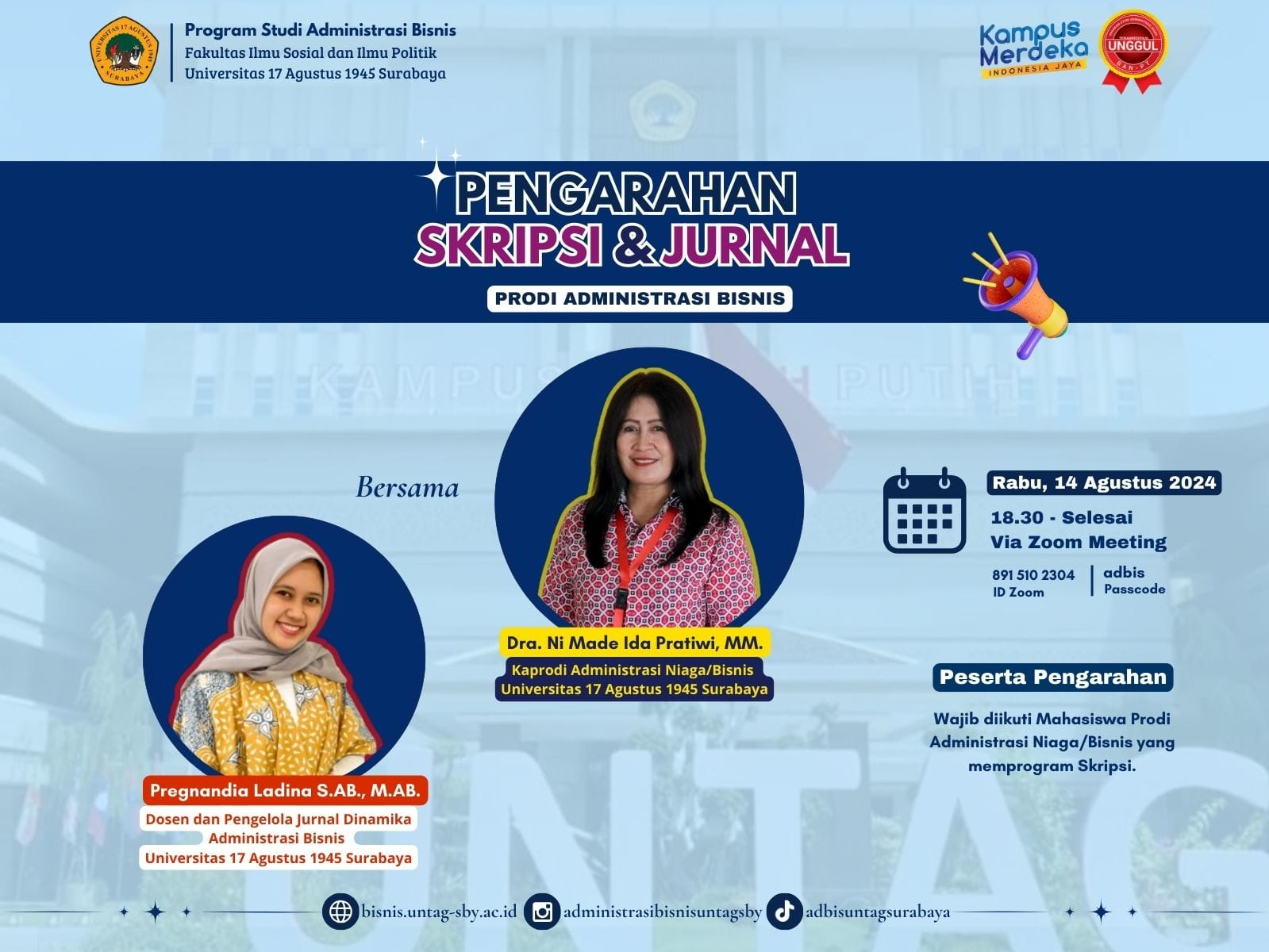 PENGARAHAN SKRIPSI DAN JURNAL