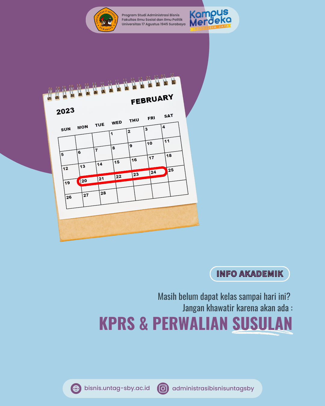 PENGUMUMAN KPRS