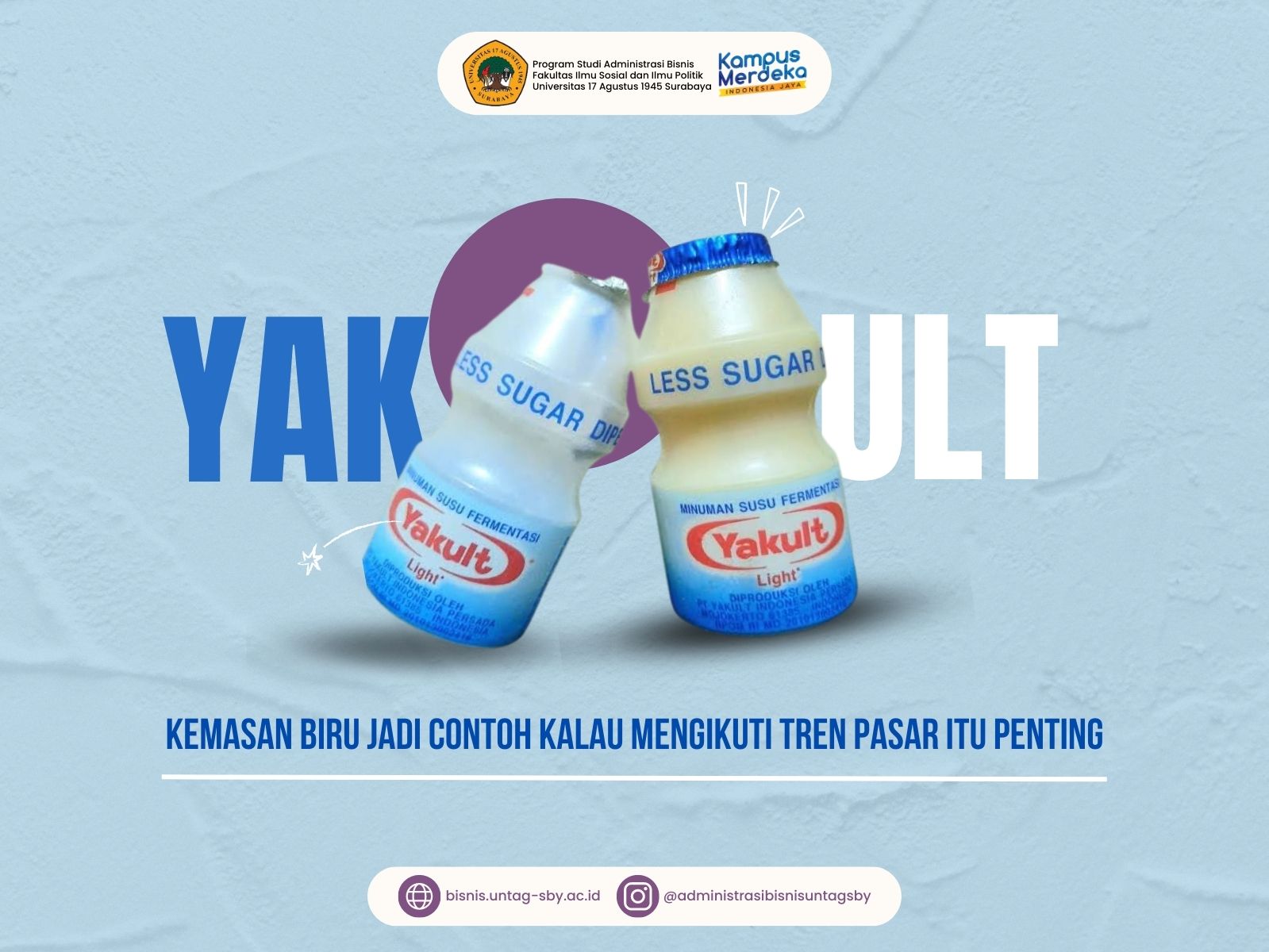 Yakult Kemasan Biru Jadi Contoh Kalau Mengikuti Tren Pasar itu Penting