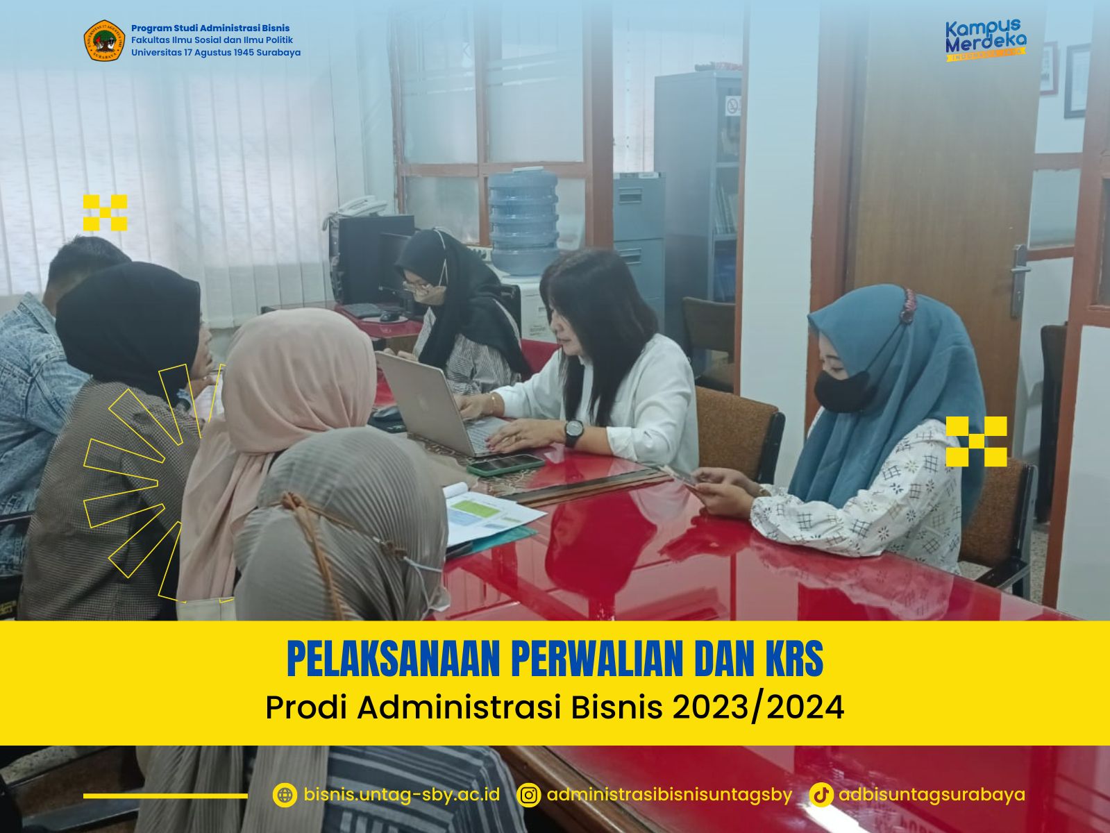 Pelaksanaan Perwalian dan KRS Prodi Administrasi Bisnis Gasal 2023/2024