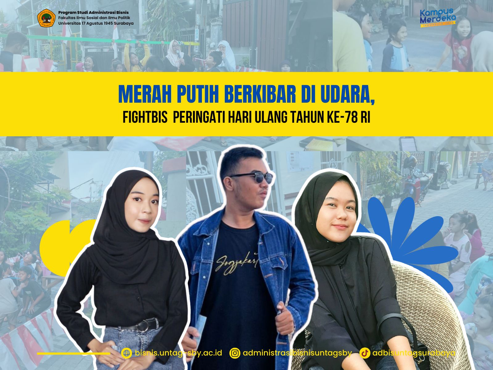 Merah Putih Berkibar Di Udara, FightBis Peringati Hari Ulang Tahun Ke-78 RI
