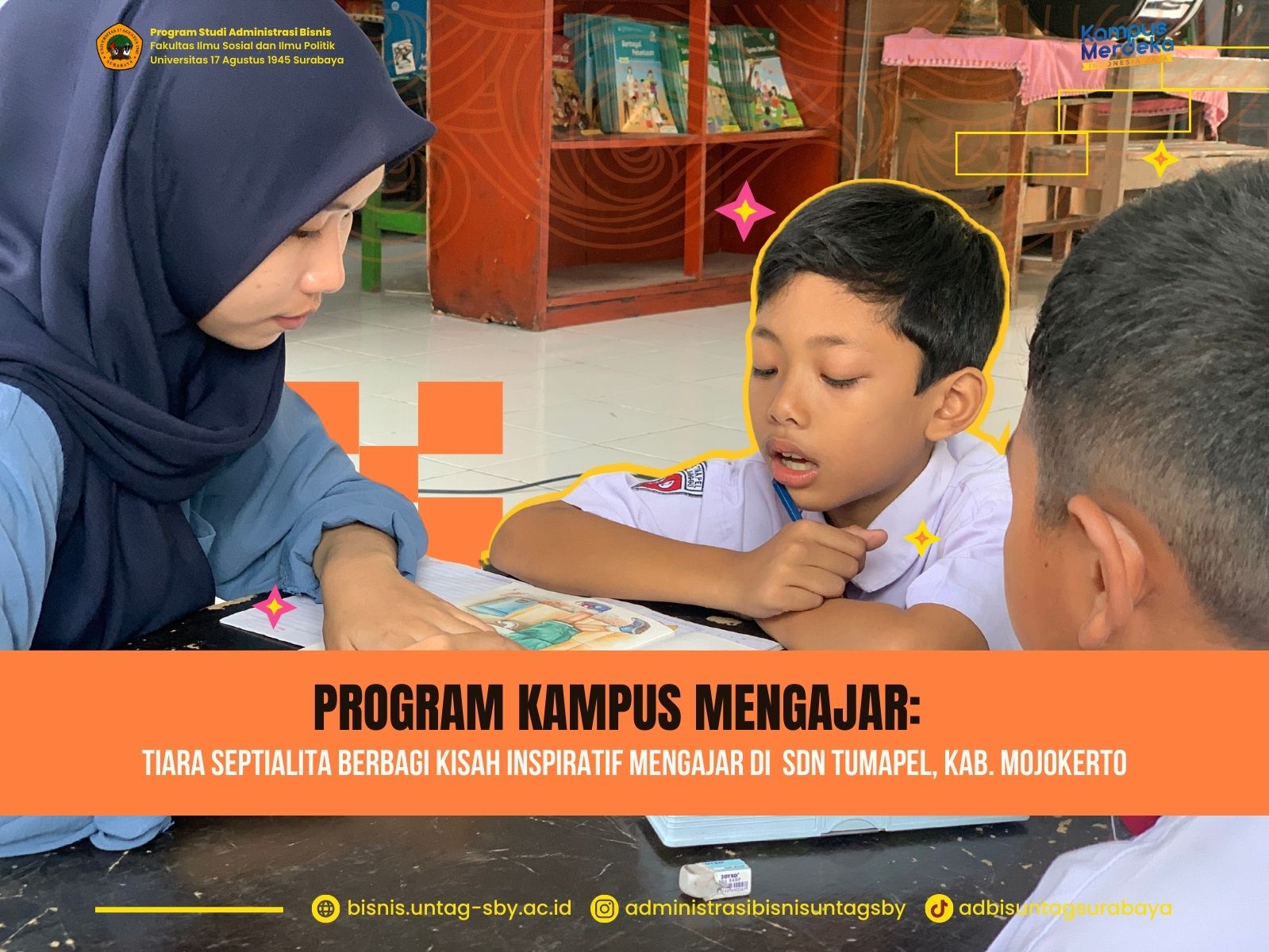  Program Kampus Mengajar: Tiara Septialita Berbagi Kisah Inspiratif Mengajar di  SDN Tumapel