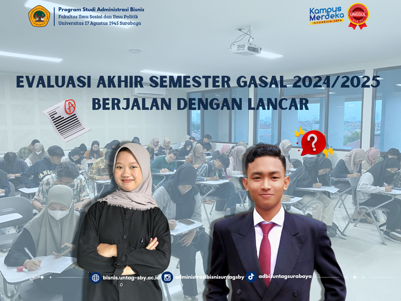 EAS Gasal 2024/2025 Adbis Untag Surabaya Berjalan Lancar