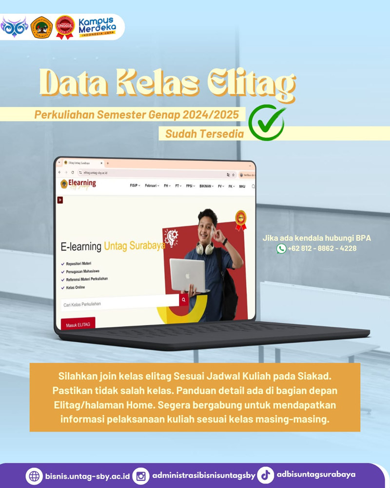 Data Kelas Elitag Semester Genap 2024/2025