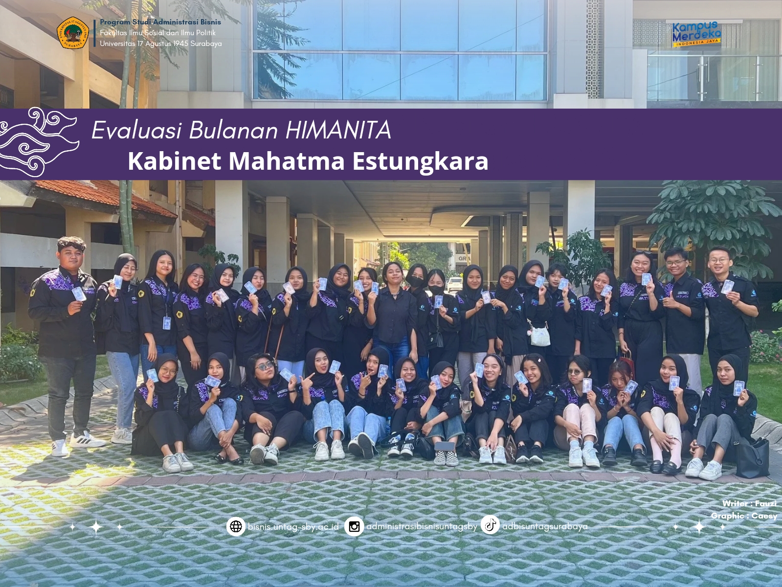 Berjalan Setengah Periode, Kabinet Mahatma Estungkara 2024  Mengadakan Evaluasi Bulanan
