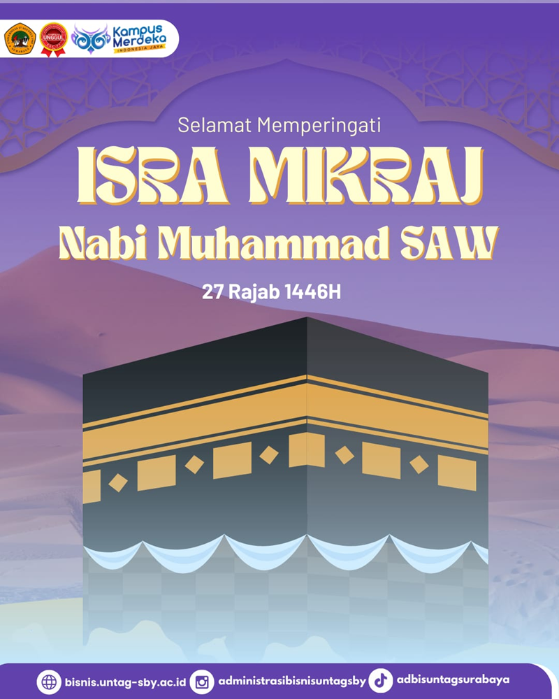 Selamat Memperingati Isra Mikraj Nabi Muhammad SAW, 27 Rajab 1446H