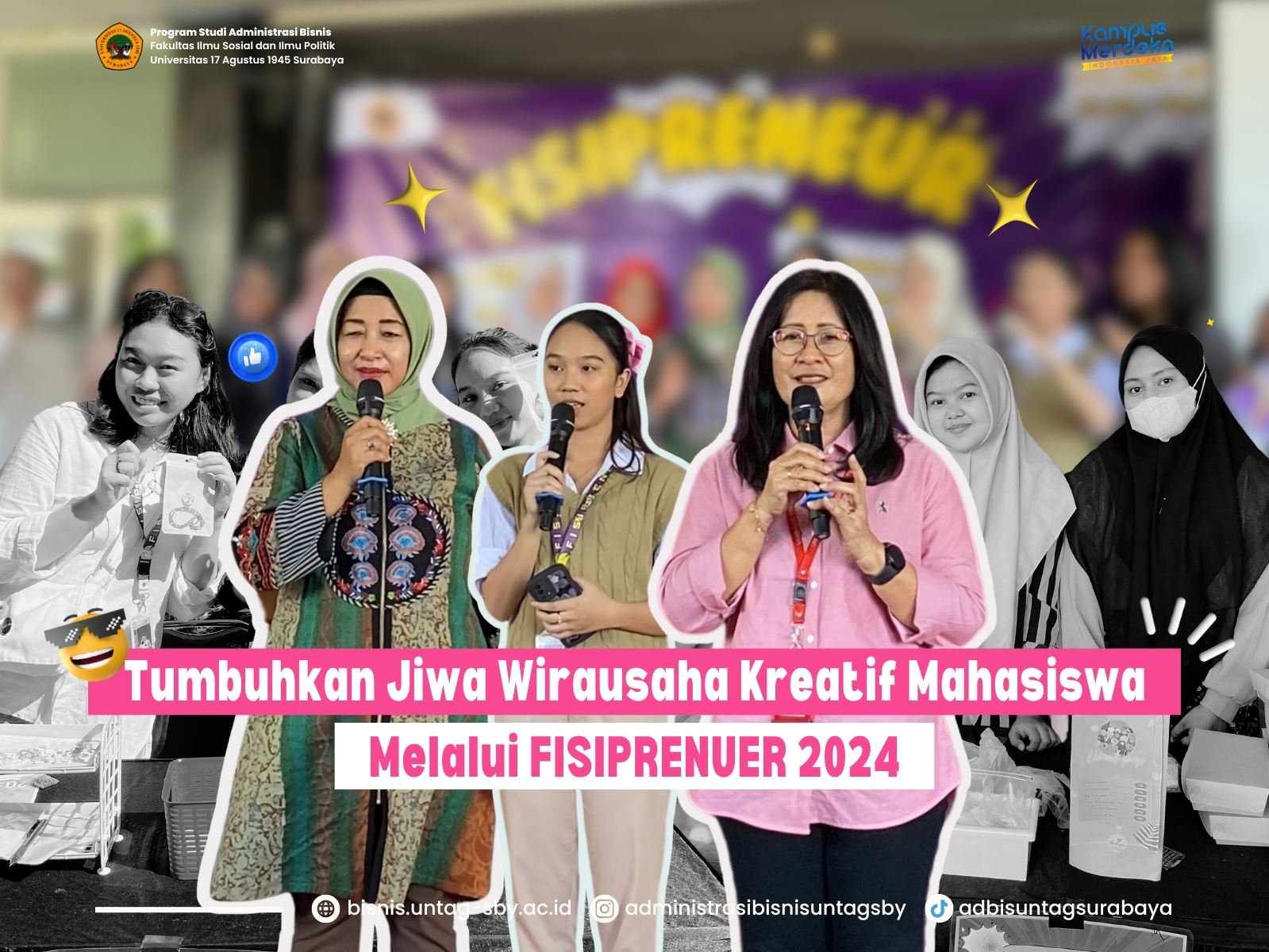 Tumbuhkan Jiwa Wirausaha Kreatif Mahasiswa Melalui Fisipreneur 2024