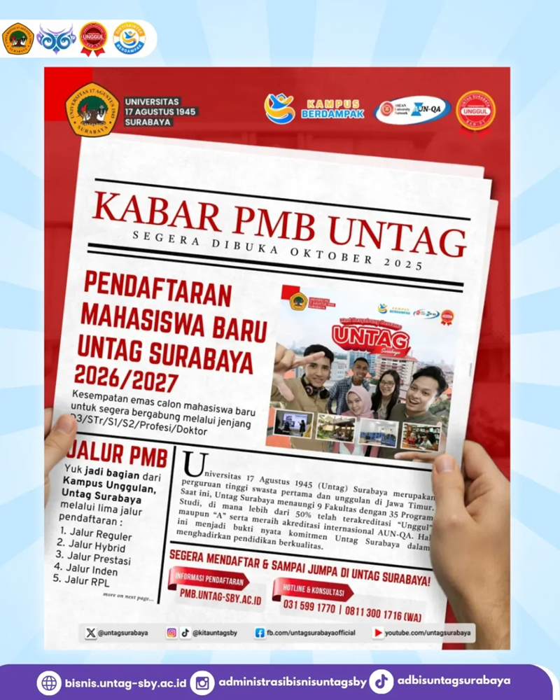 Kabar PMB Untag Surabaya