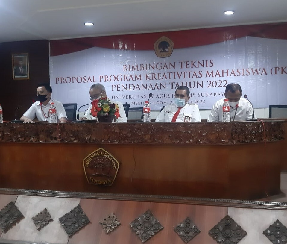 Lolos Seleksi Internal, Tim PKM Prodi AdBis Ikuti BIMTEK yang di Selenggarakan oleh Untag Surabaya