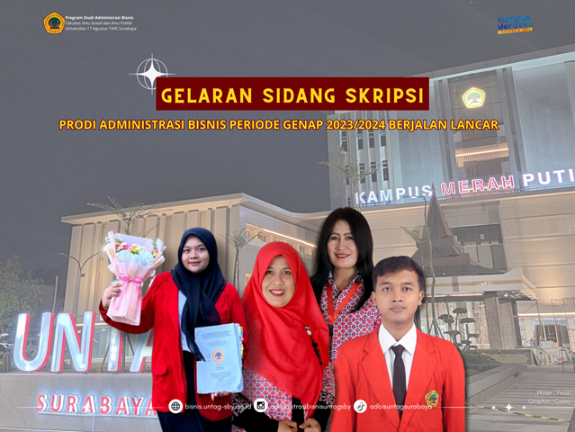 Gelaran Sidang Skripsi  Prodi Administrasi Bisnis, Berjalan Lancar
