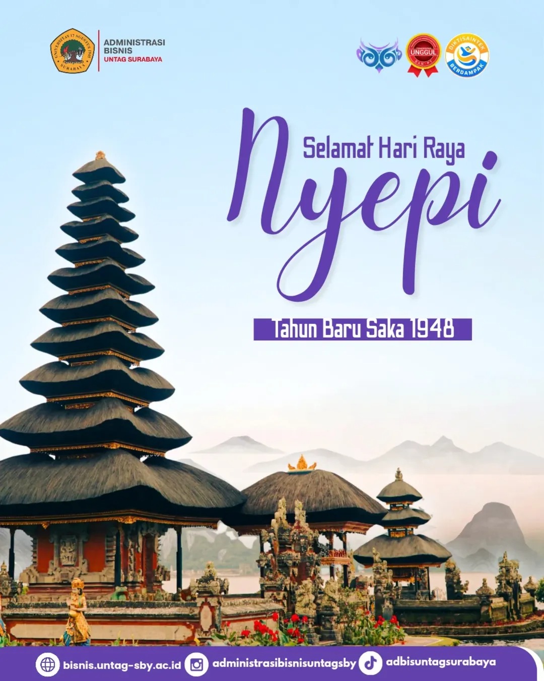 Selamat Hari Raya Nyepi Tahun Baru Saka 1948