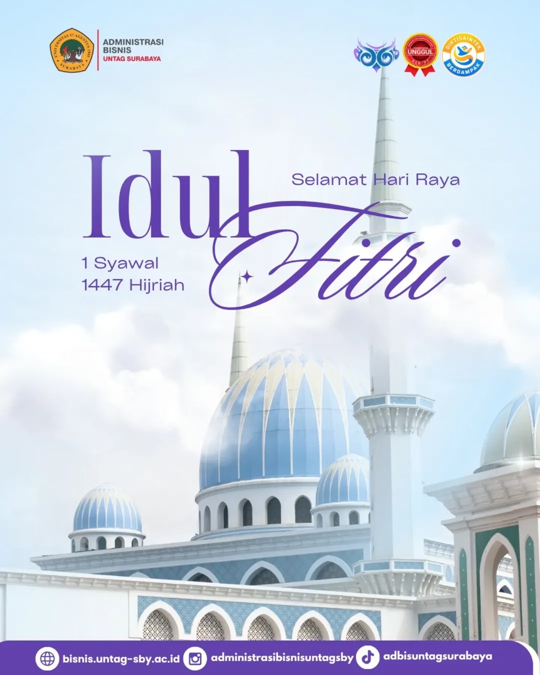 Selamat Hari Raya Idul Fitri 1 Syawal 1446 Hijriyah