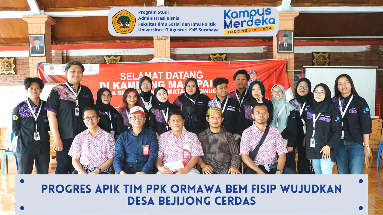 Progres Apik Tim PPK ORMAWA BEM FISIP Wujudkan Desa Bejijong Cerdas